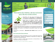 Tablet Screenshot of eco-construction.info